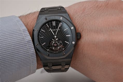 audemars piguet royal oak black price|royal oak watch price list.